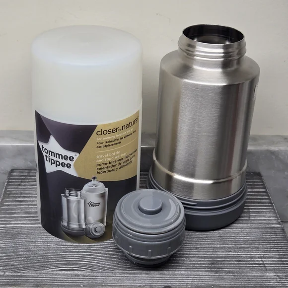 Tommee Tippee Travel Bottle & Food Warmer Thermal Insulated Closer to Nature NEW - Picture 3 of 12